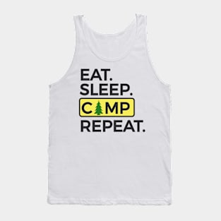 Eat Sleep Camp Repeat Tank Top